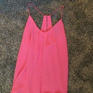 Button back tank top